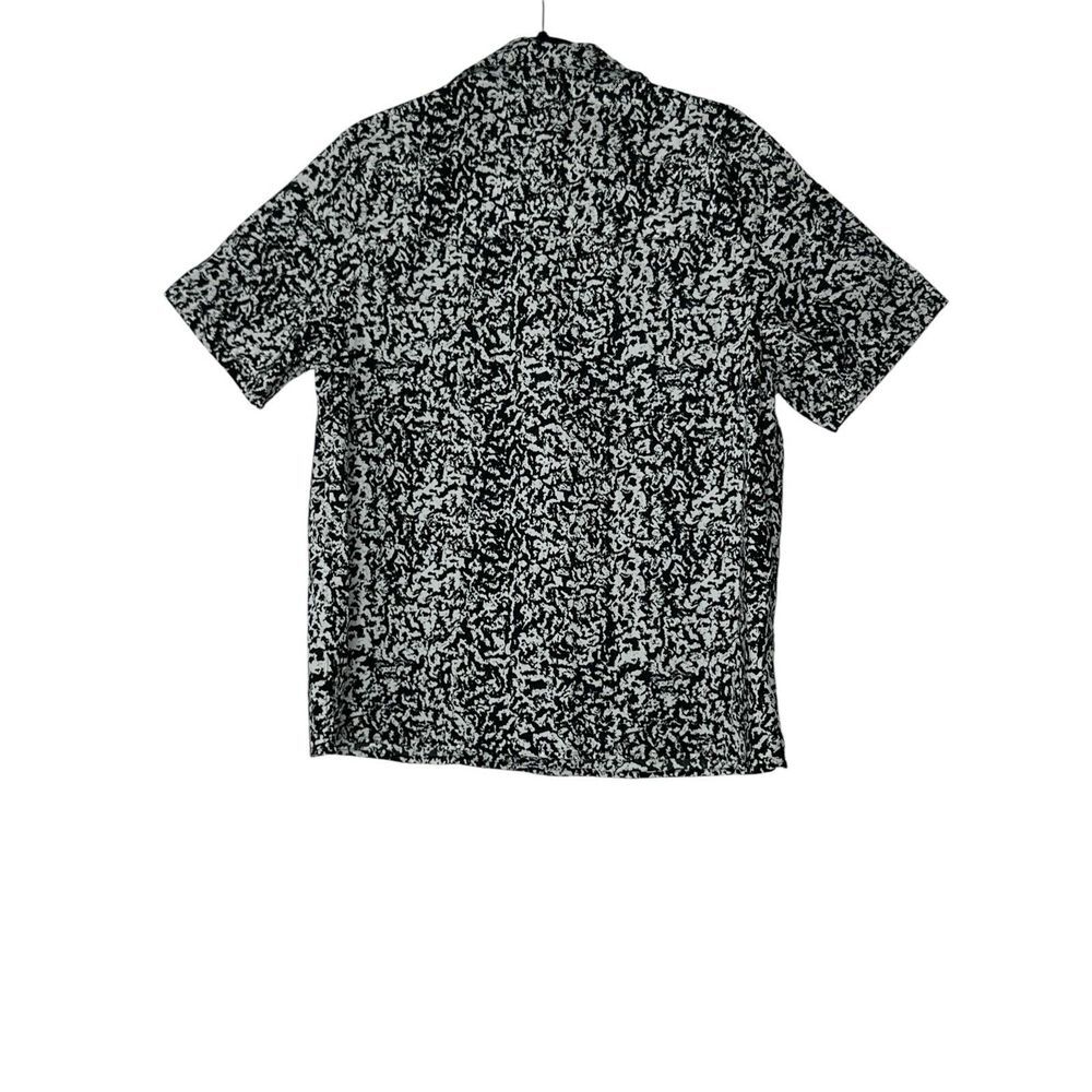 Pistola Button Up Shirt Women Medium Short Sleeve Cotton Relaxed Corpcore Office - Picture 2 of 7